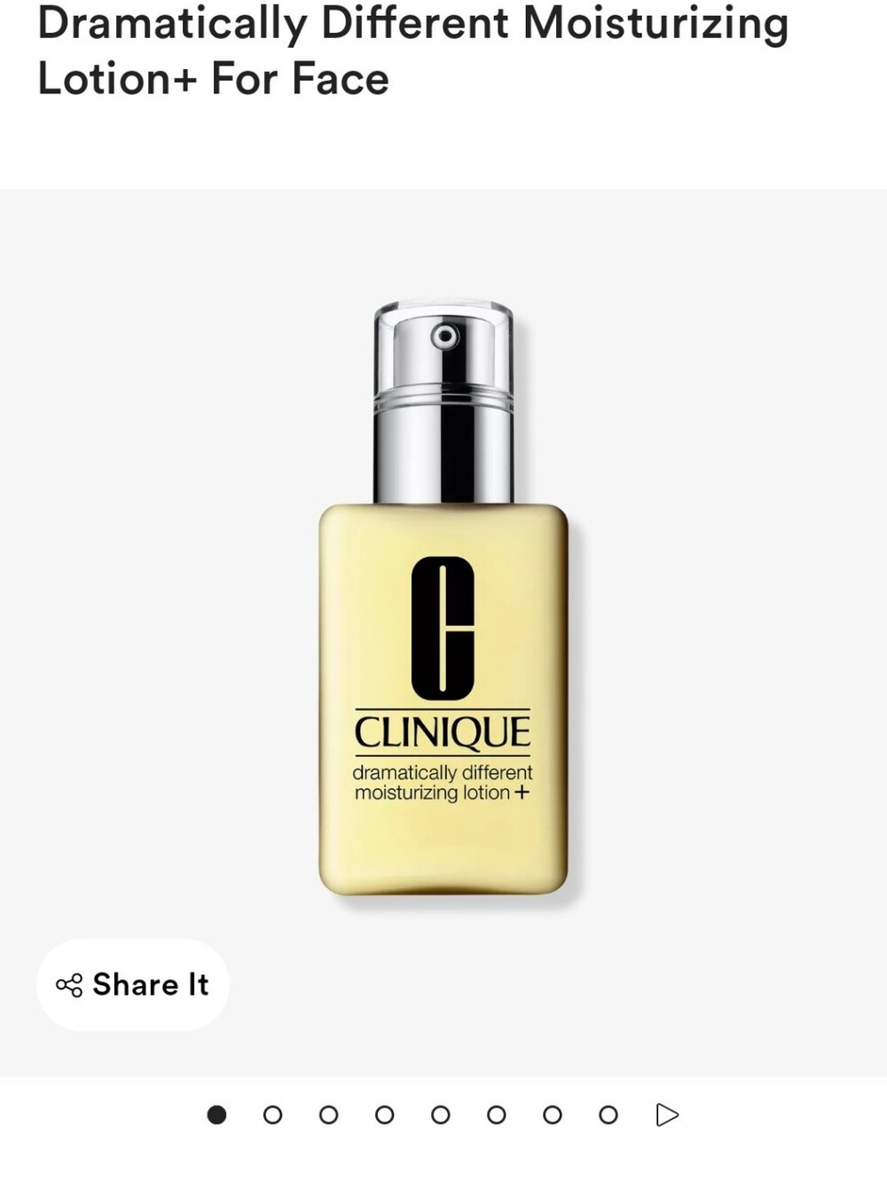Clinique Dramatically Different Moisturizing Lotion For Face